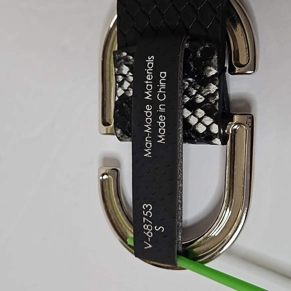 IP Blue Snake  Print sz S Black White Gray Pre-owned - Picture 6 of 8